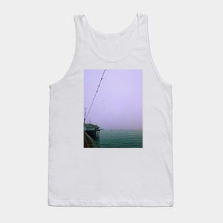 Santa Barbara Beach Pier Harbor Tank Top